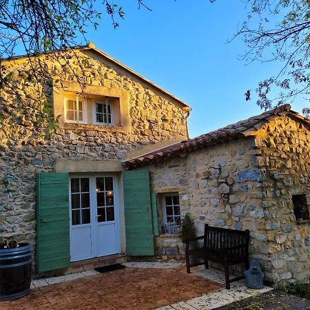 Villa de 3 chambres avec piscine privee jacuzzi et jardin clos a Lussana Lussan  Esterno foto